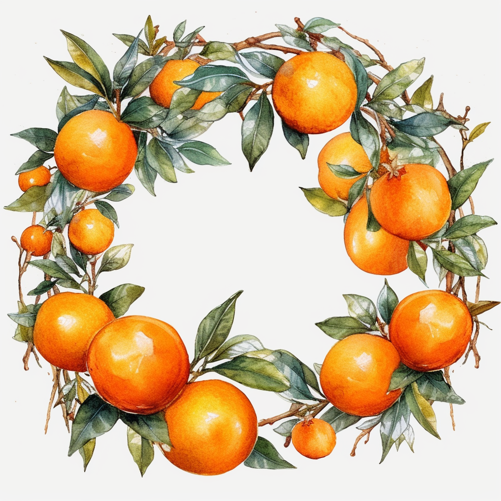 orange frames cliparts