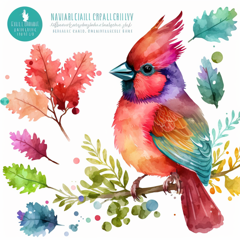 cute cardinal cliparts