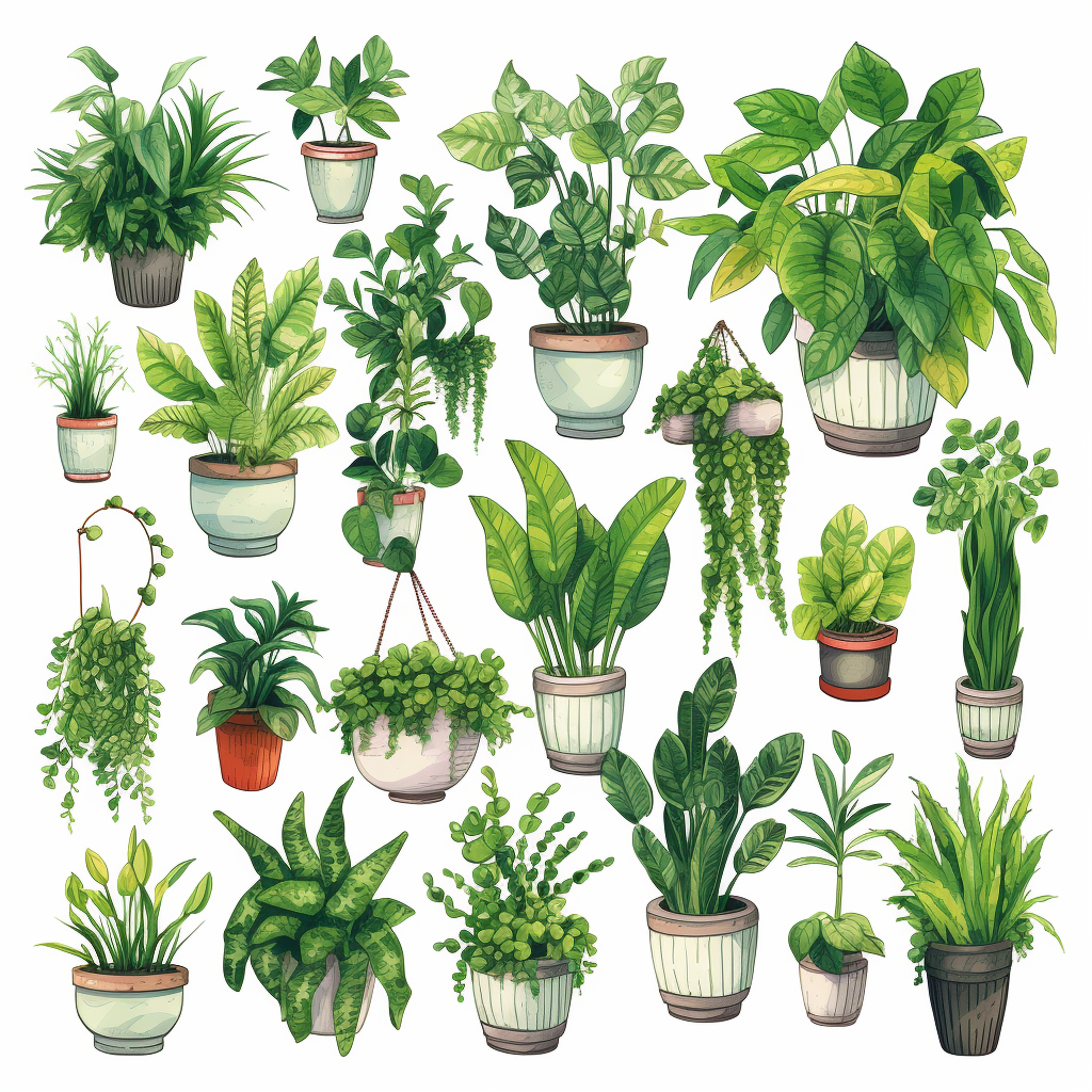 house plant cliparts