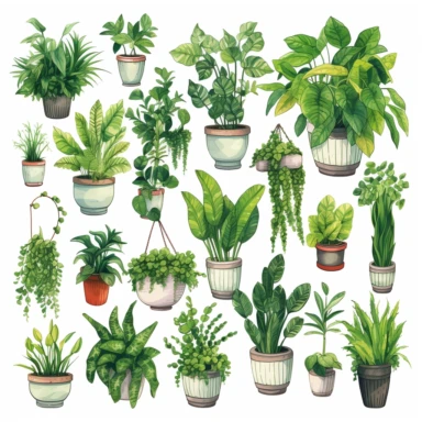 House plants PNG clip art Greenery clipart, png, white background