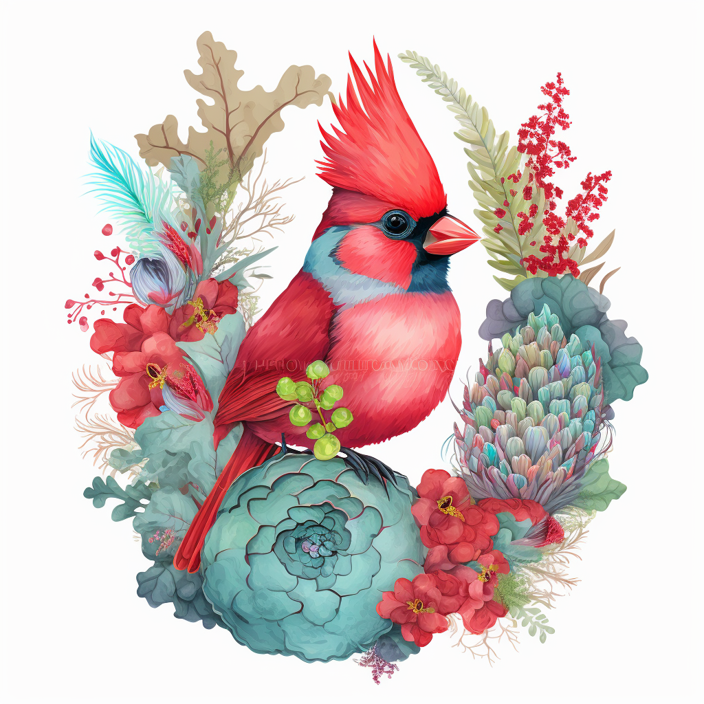 cute cardinal cliparts