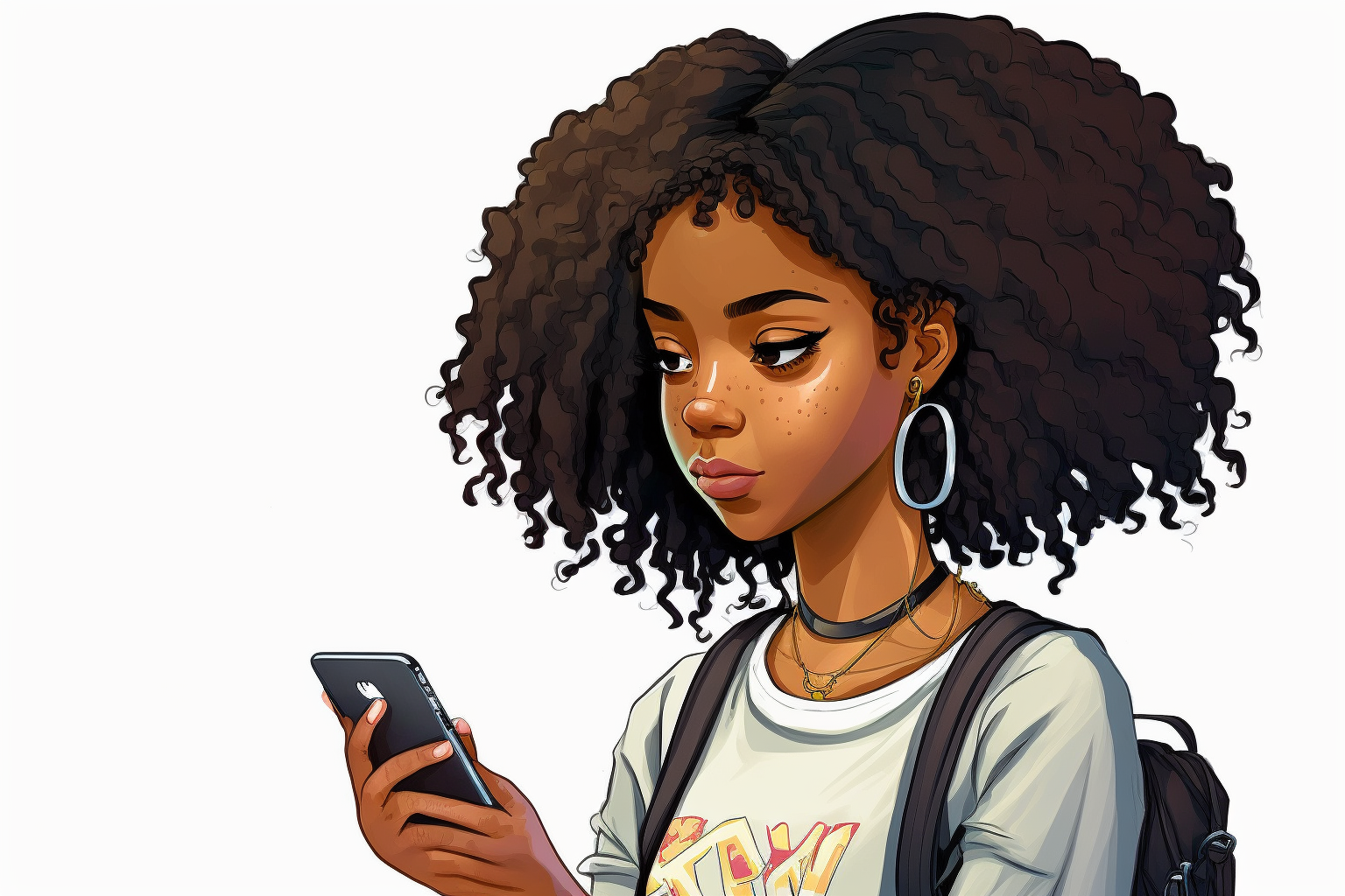 girl phone cliparts