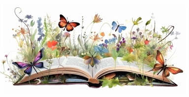 Adorable open watercolour book, cute dragon flies flying out, vivid colours, ornamental watercolor clipart, white background, I can’t believe how beautiful this is
