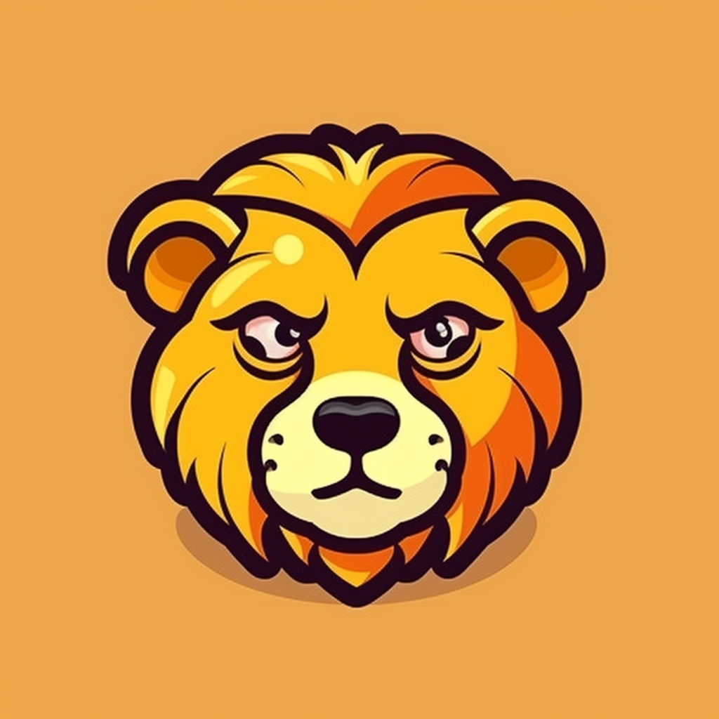lion mascot clipart