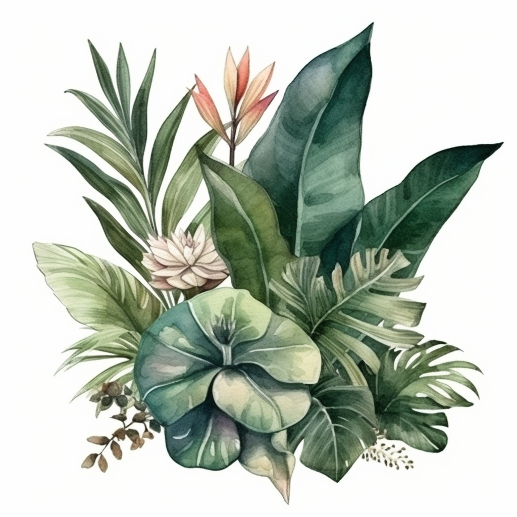 green leaf clipart