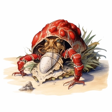 clipart Hermit crab , college art, snake, white background