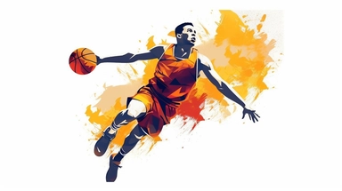 play basketball clipart vector banners