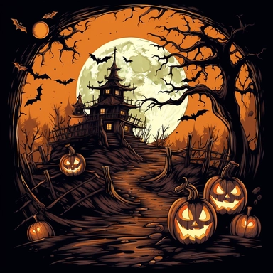 Halloween for Holiday clip art illustrator