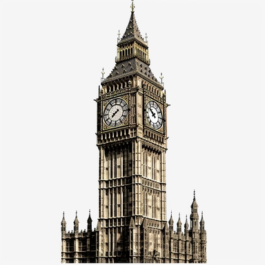 big ben, clipart