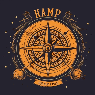 Make a clipart of father and compass related to this quote Dad, you're the compass that guides us. Happy Father's Day!