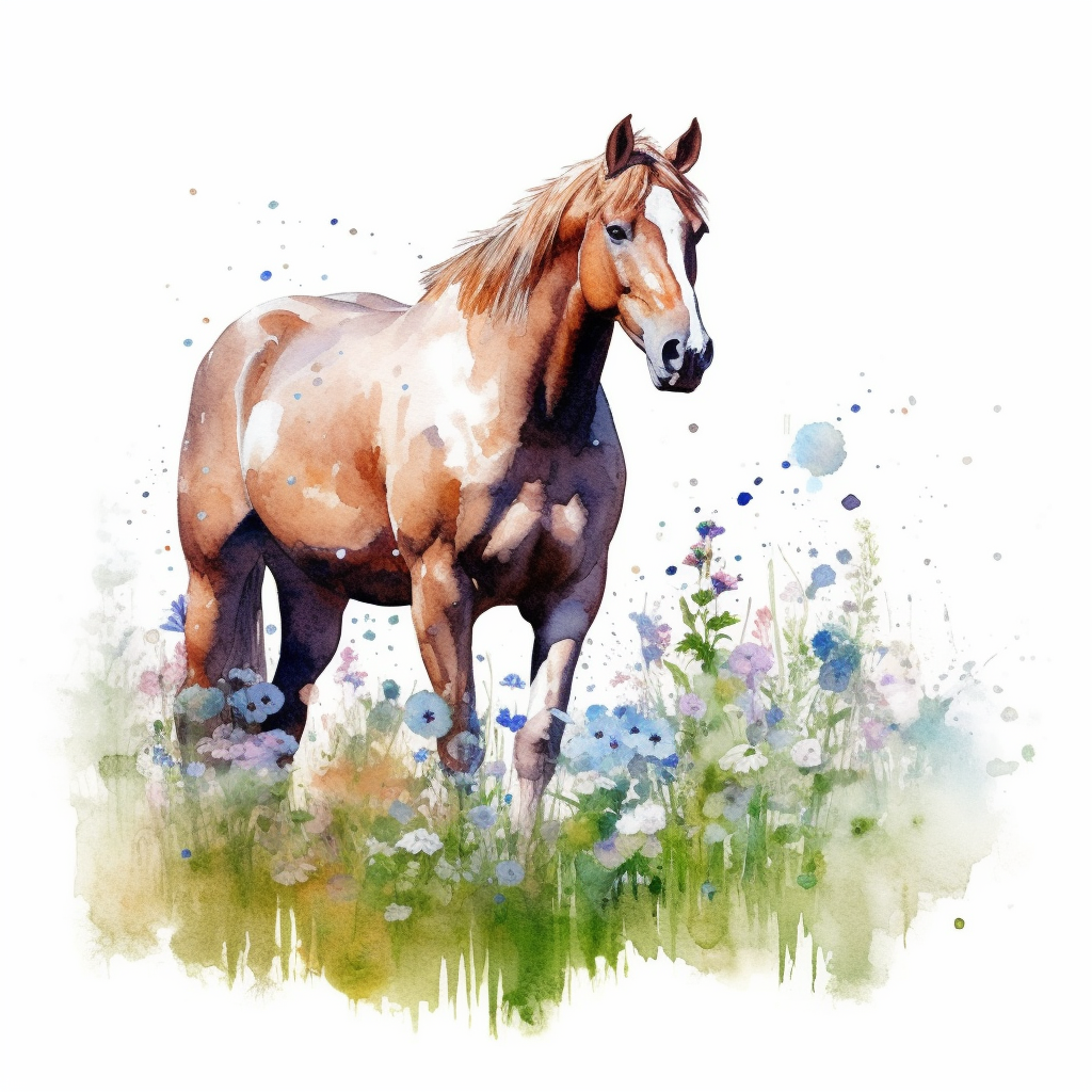 horse shadow cliparts