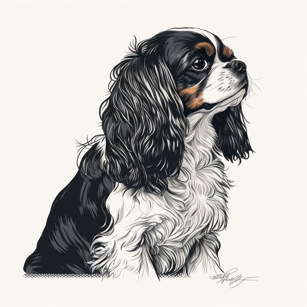 black spaniel cliparts