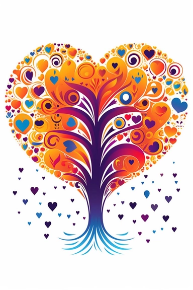 beautiful dreamy artwork for t shirt graphic, Imagine a world where gratitude fills our hearts, radiating positivity and contentment.dreamy, fireworks of hearts and scrolls, CONTOUR, VECTOR IMAGE, FLAT White background, simple, clipart