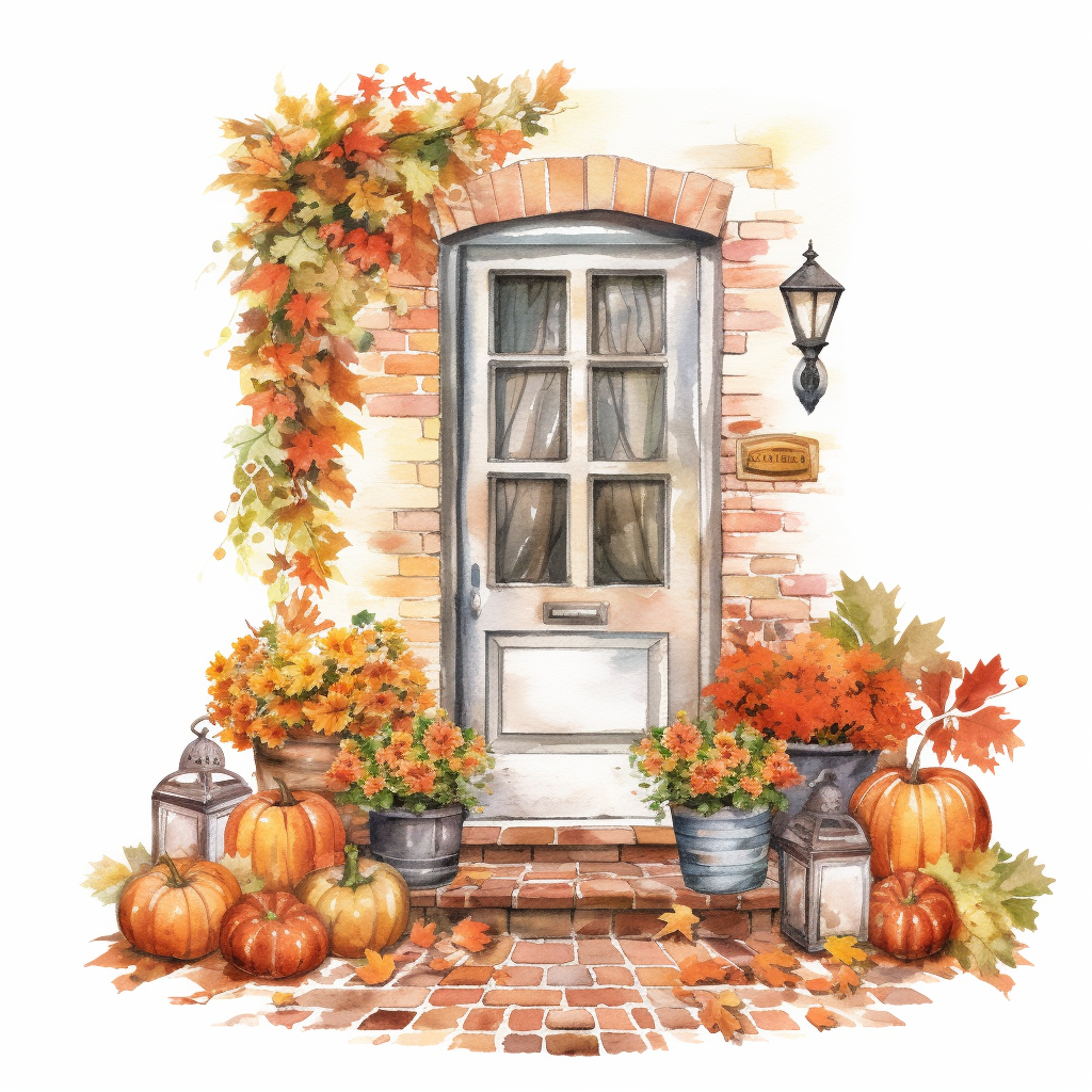 fall decorations cliparts