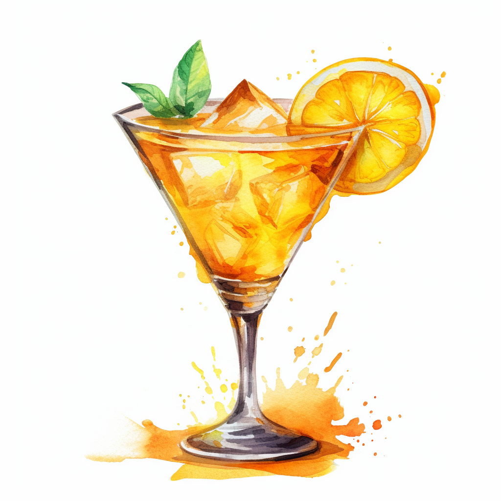martini glass clipart