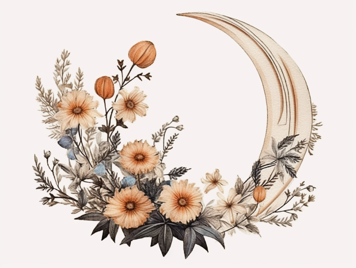 crescent shape cliparts