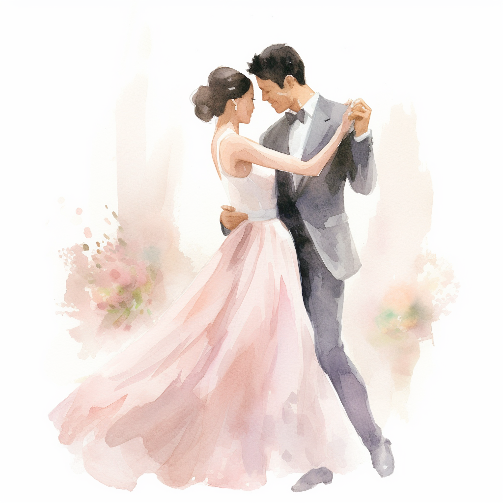dancing couple clipart