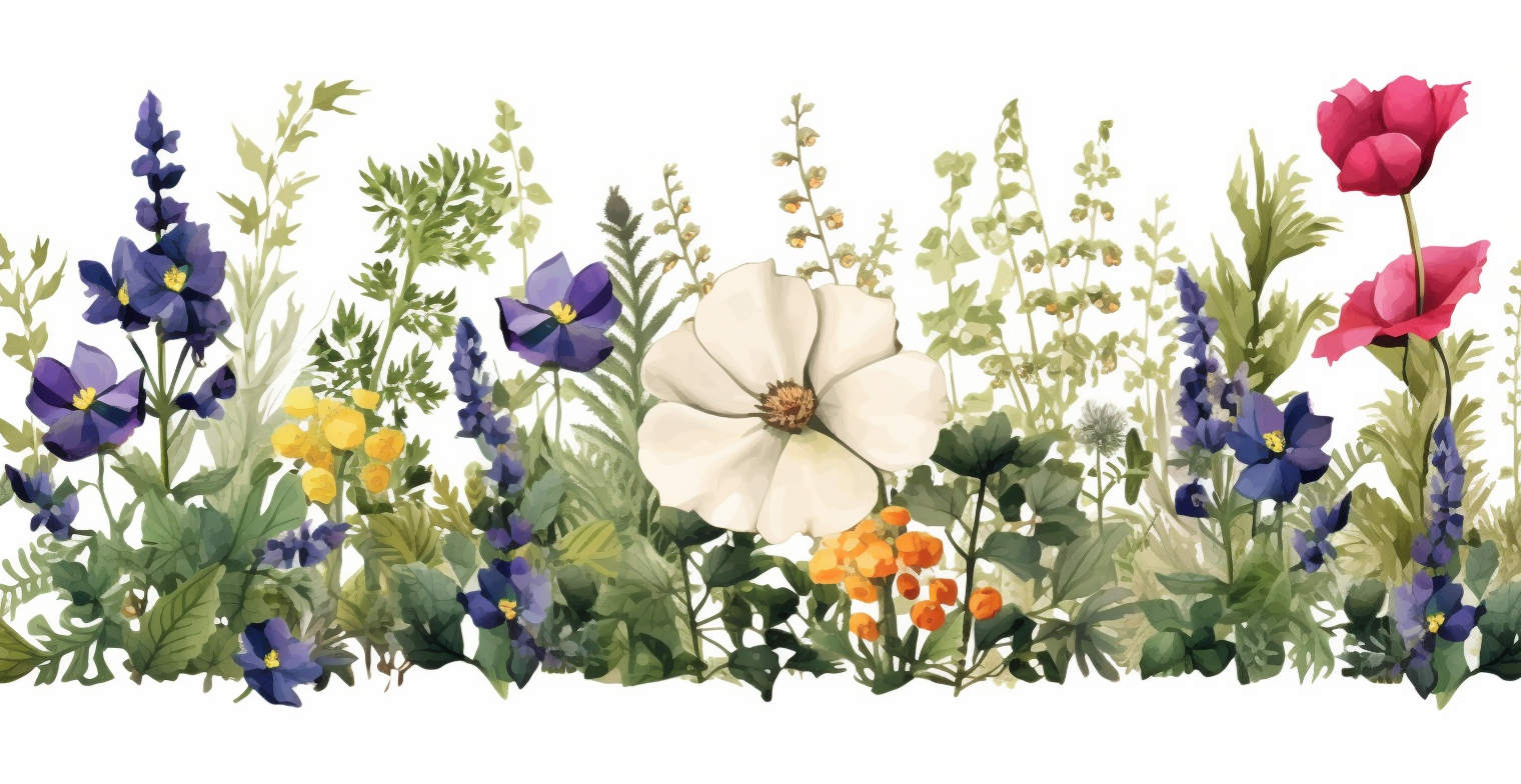 garden borders cliparts