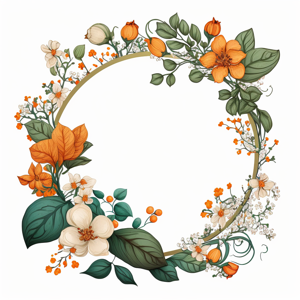 frame circle cliparts