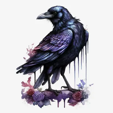 Watercolour dark fantasy dark magic realistic compelling magnificent deadly black raven with dark fantasy deadly nightshade lantern intricately perfectly detailed with beautiful realistic compelling beautiful eyes perfect legs and claws dark fairytale dark magic raven PNG image,ultra highly detailed, 18k, sharp focus, bright photo with vibrant colours digitally enhanced, enhanced graphics, straight, sharp focus, bright lighting, intricate detailed png image ,high definition,300dpi,graphic clipar