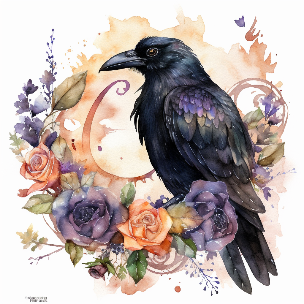 black raven cliparts