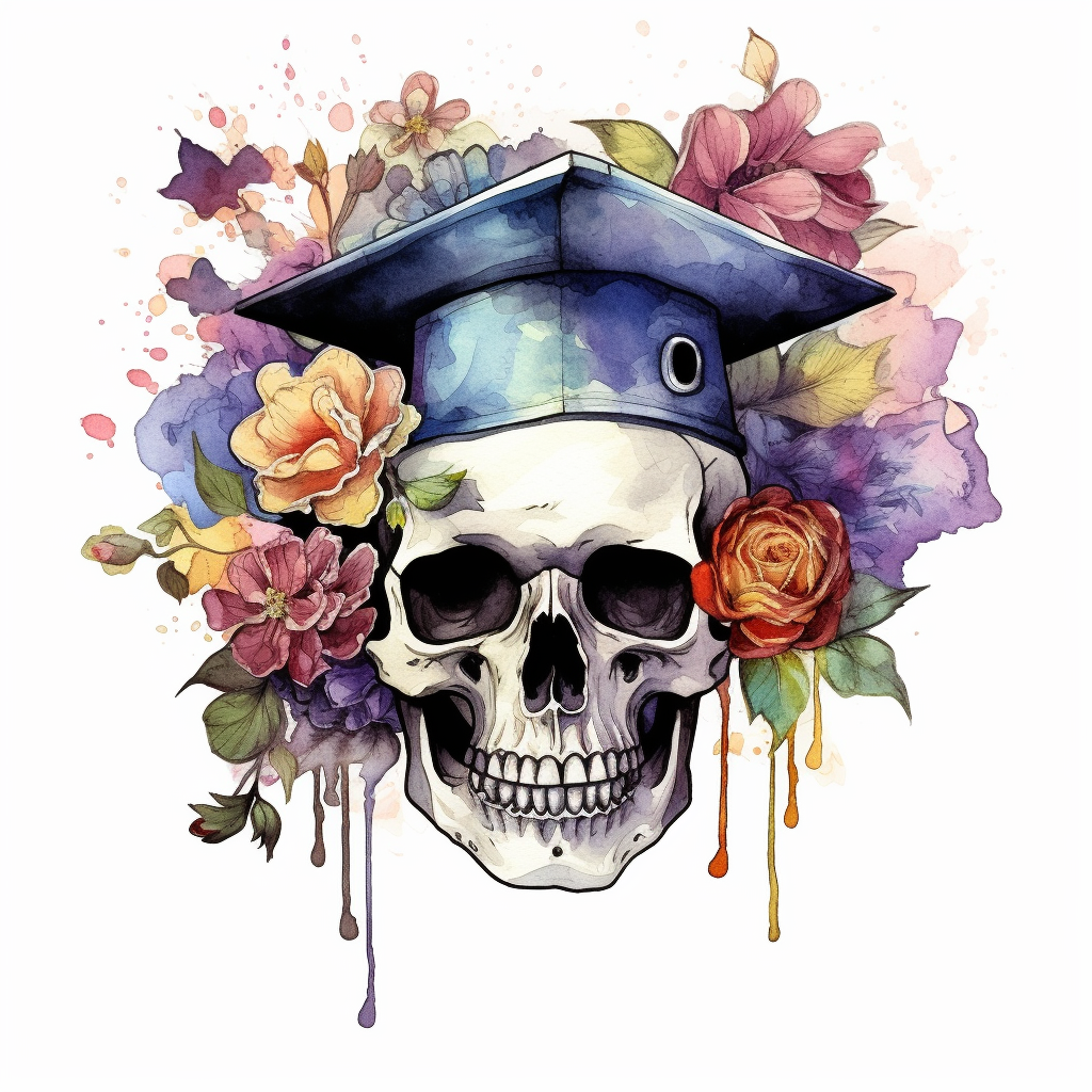 graduation flower cliparts