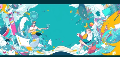 people, cartoon, poster, cartoon background, free vector psd, EPS, svg, logo, sketch, vector, clipart, icons,, in the style of colorful turbulence, hendrick cornelisz vroom, teal, surrealistic dreamlike scenes, poolcore, messy