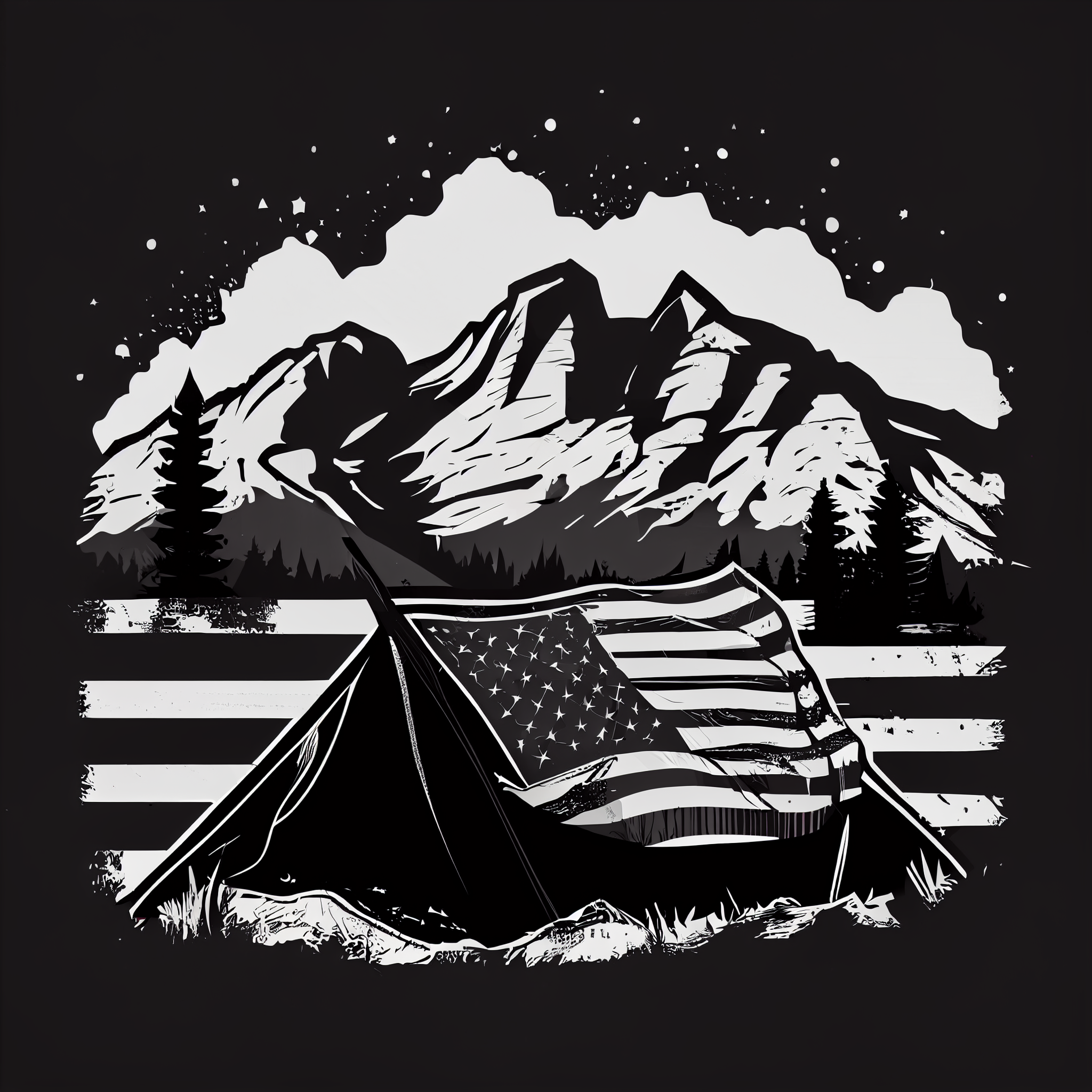 camping shirt cliparts
