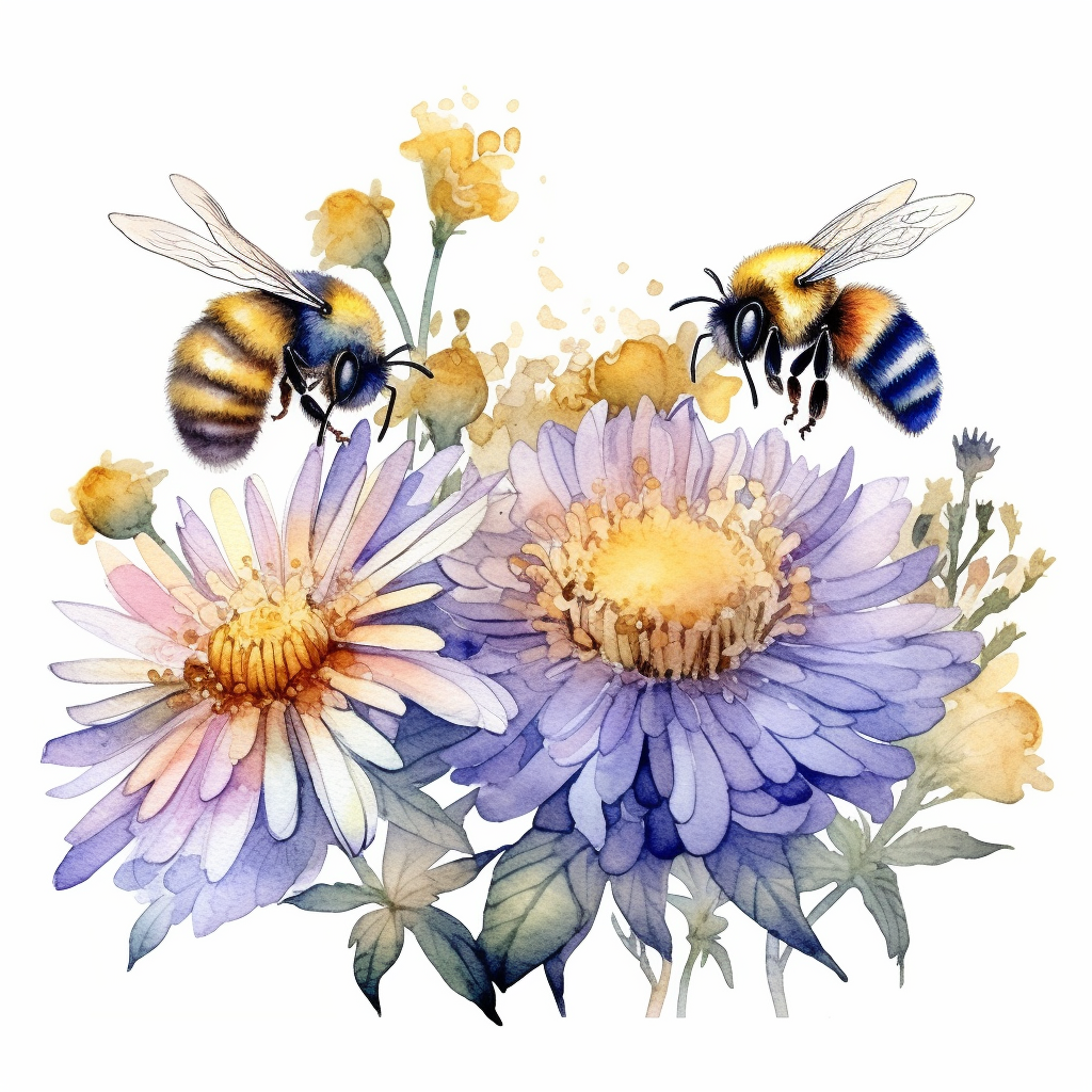 watercolor, honey bee designs cliparts, artistic, creative, intricate ...