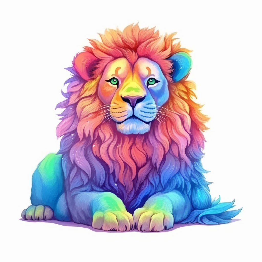 cartoon lion clipart