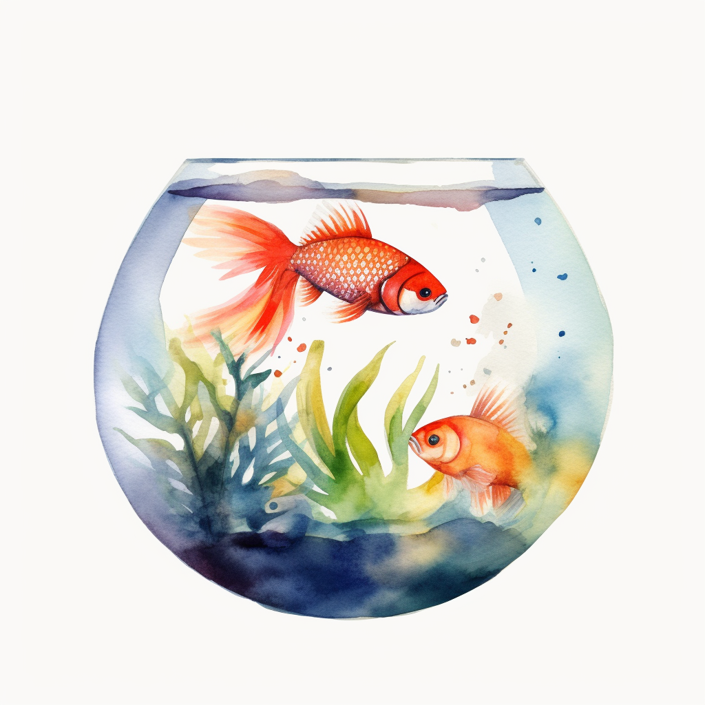 fish bowl clipart