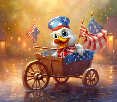 patriotic clipart and coloring pages for kids, in the style of guido borelli da caluso, childlike innocence and charm, carl barks, chalk art, overexposure effect, carolyn blish, glittery and shiny
