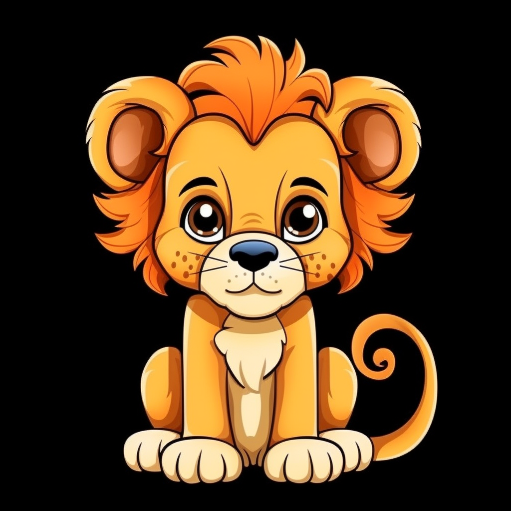 cartoon lion cliparts