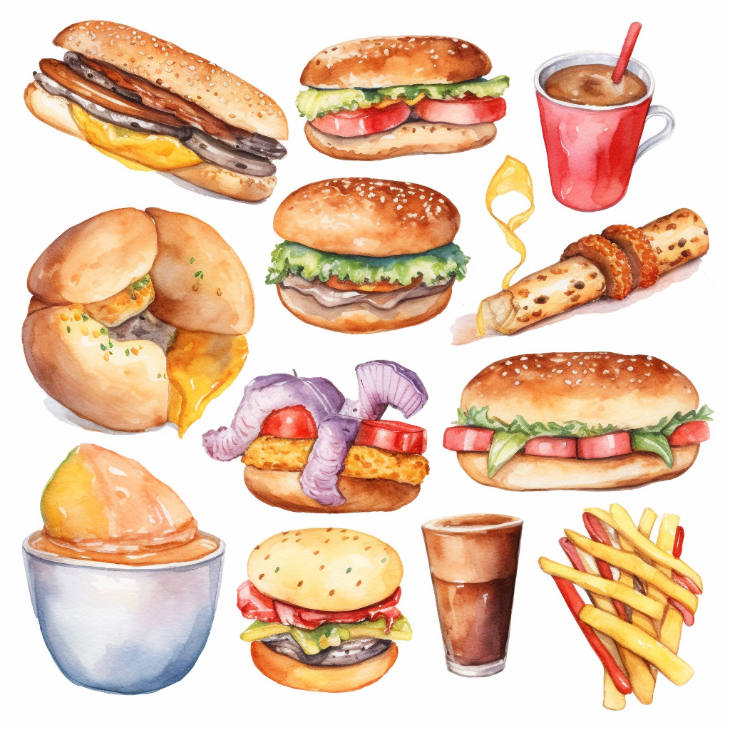hot food cliparts