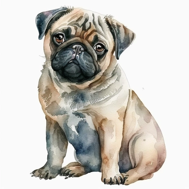 cute watercolor pug clip art you want can be found in the web search results. [1] offers a selection of unique or custom handmade pug watercolor clip art pieces that are perfect for your project. The pieces are made from high-quality craft supplies and tools, ensuring that you get the best value for your money. You can also check out [2] for more options, as it offers watercolor pug clipart that is also unique and handmade. The environment of the scene in the watercolor pug clip art is depicted 