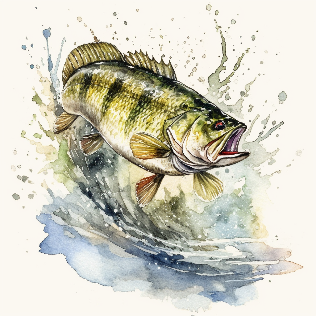 bass jumping cliparts