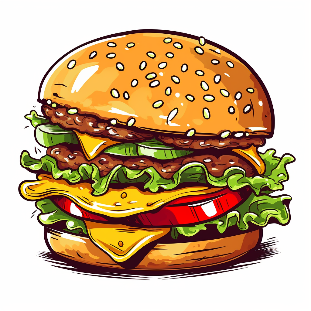 hamburger patty cliparts
