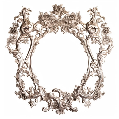 filigree picture frame clipart