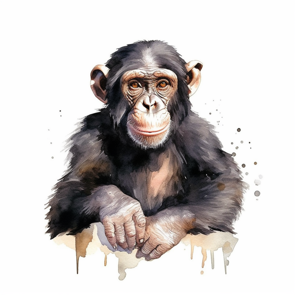 chimpanzee cliparts