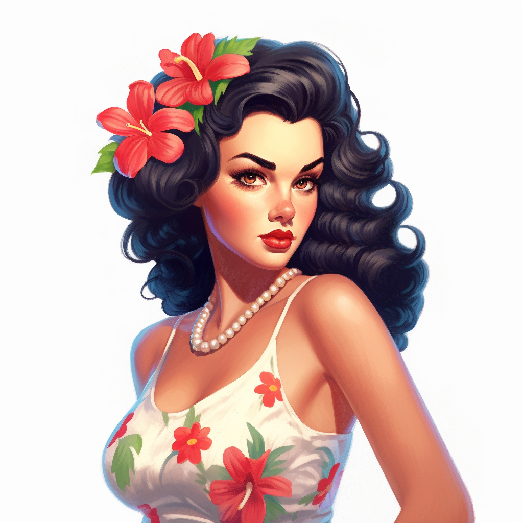 hawaiian flower clipart