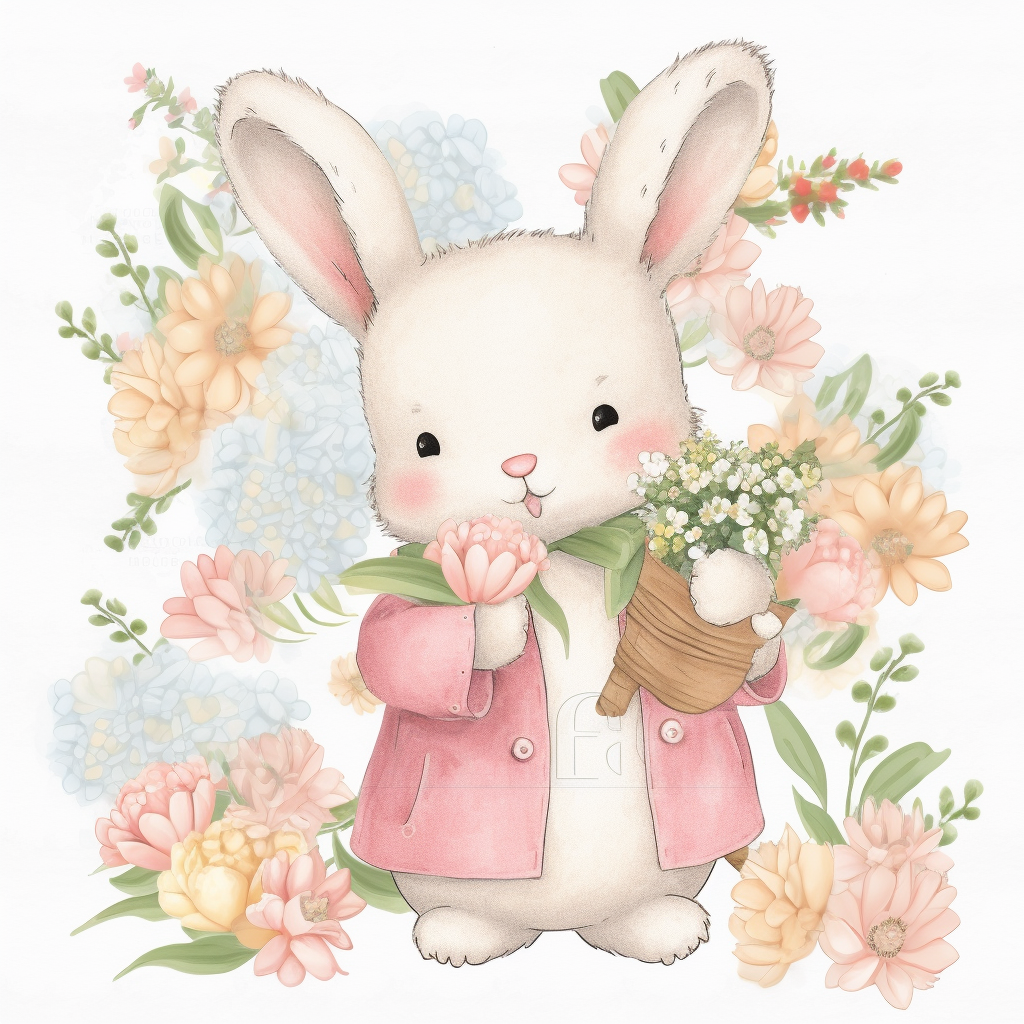 easter rabbit cliparts