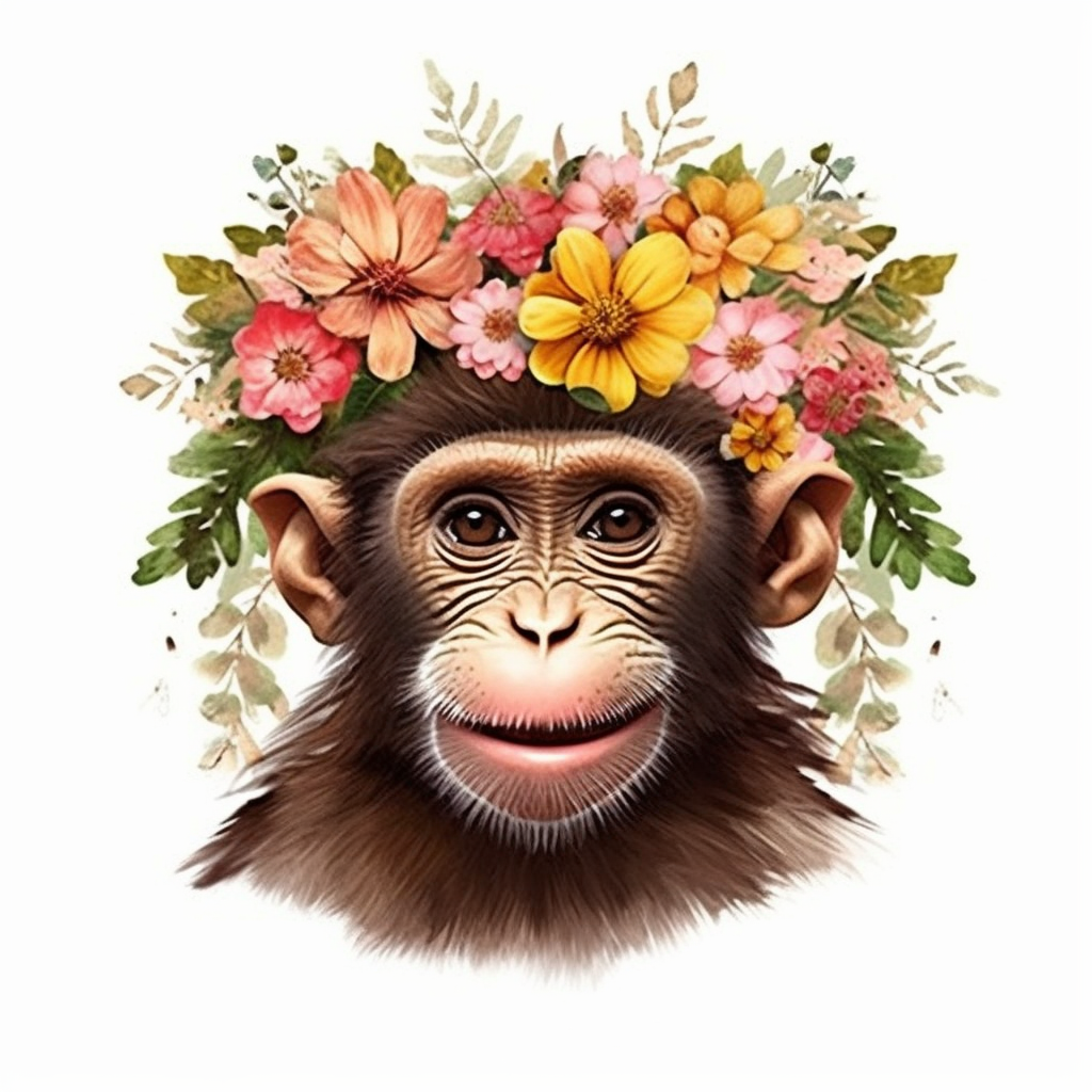 happy monkey cliparts