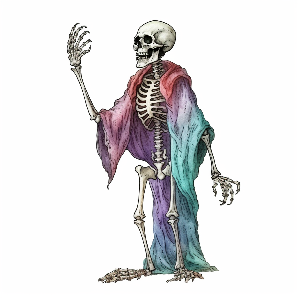 halloween skeleton clipart
