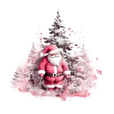 christmas png, pink christmas clipart, western christmas png, santa png, shirt png christmas, christmas sublimation designs, christmas tree, pink christmas png, christmas digital download, hand drawing on white background 8k--16:9