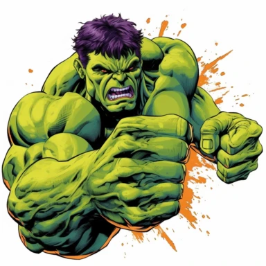 hulk clipart by John Buscema