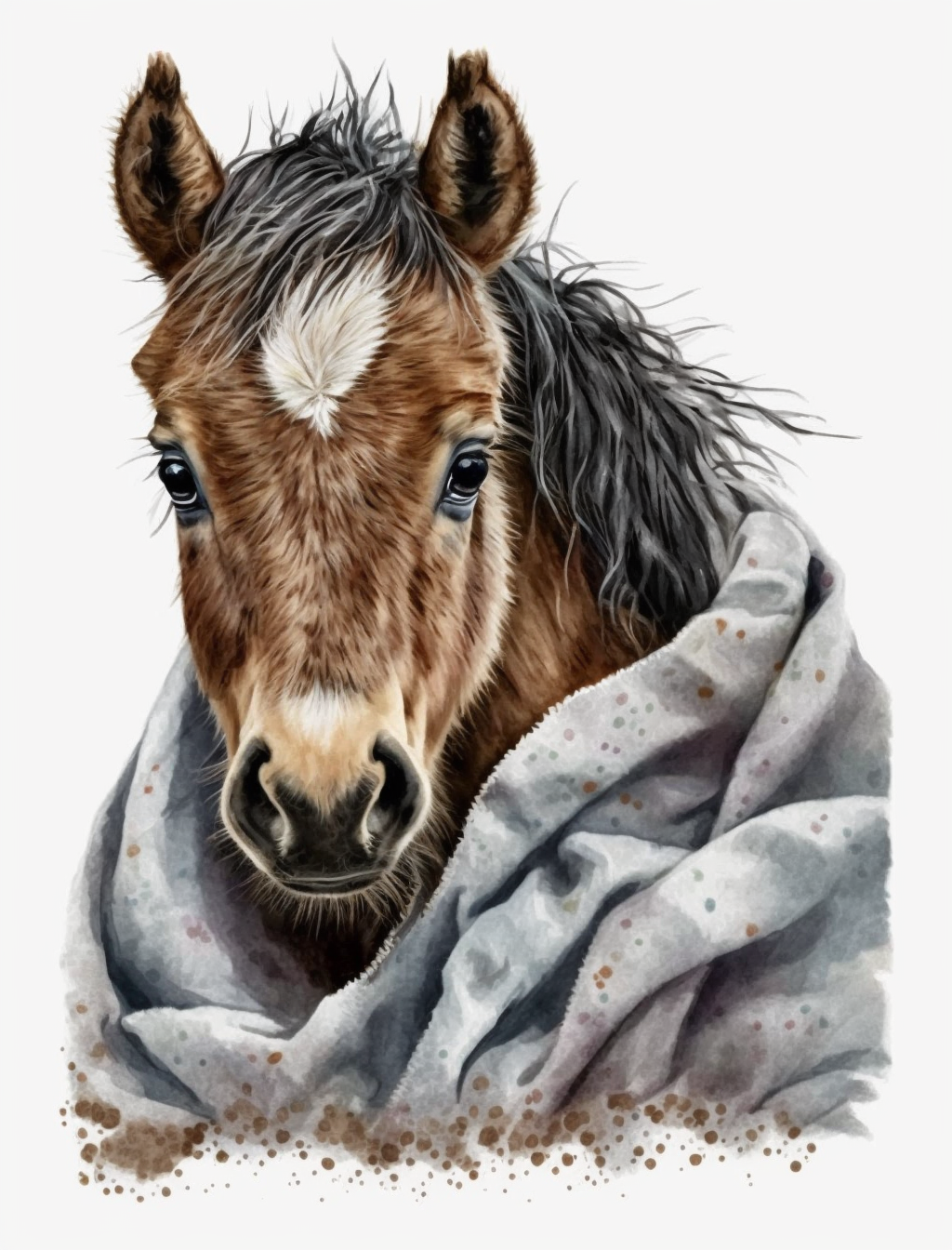 baby horse clipart