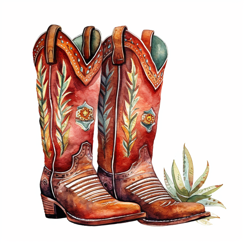 cliparts western boot