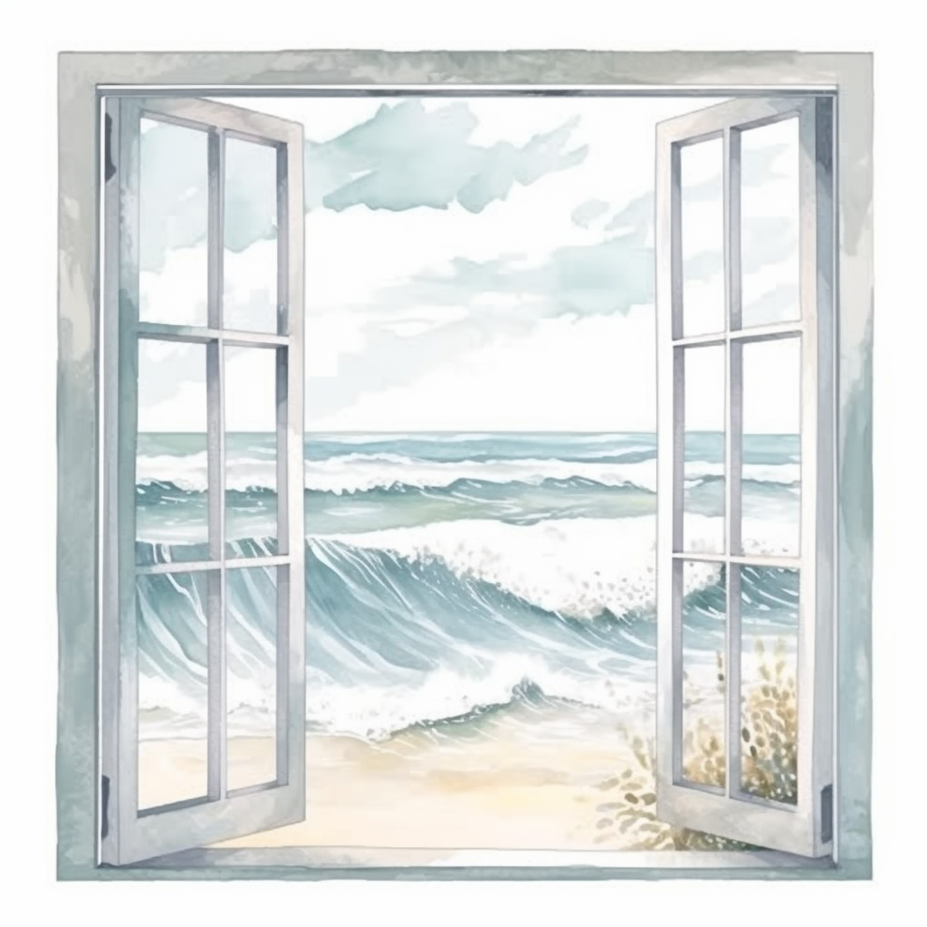 beach window cliparts