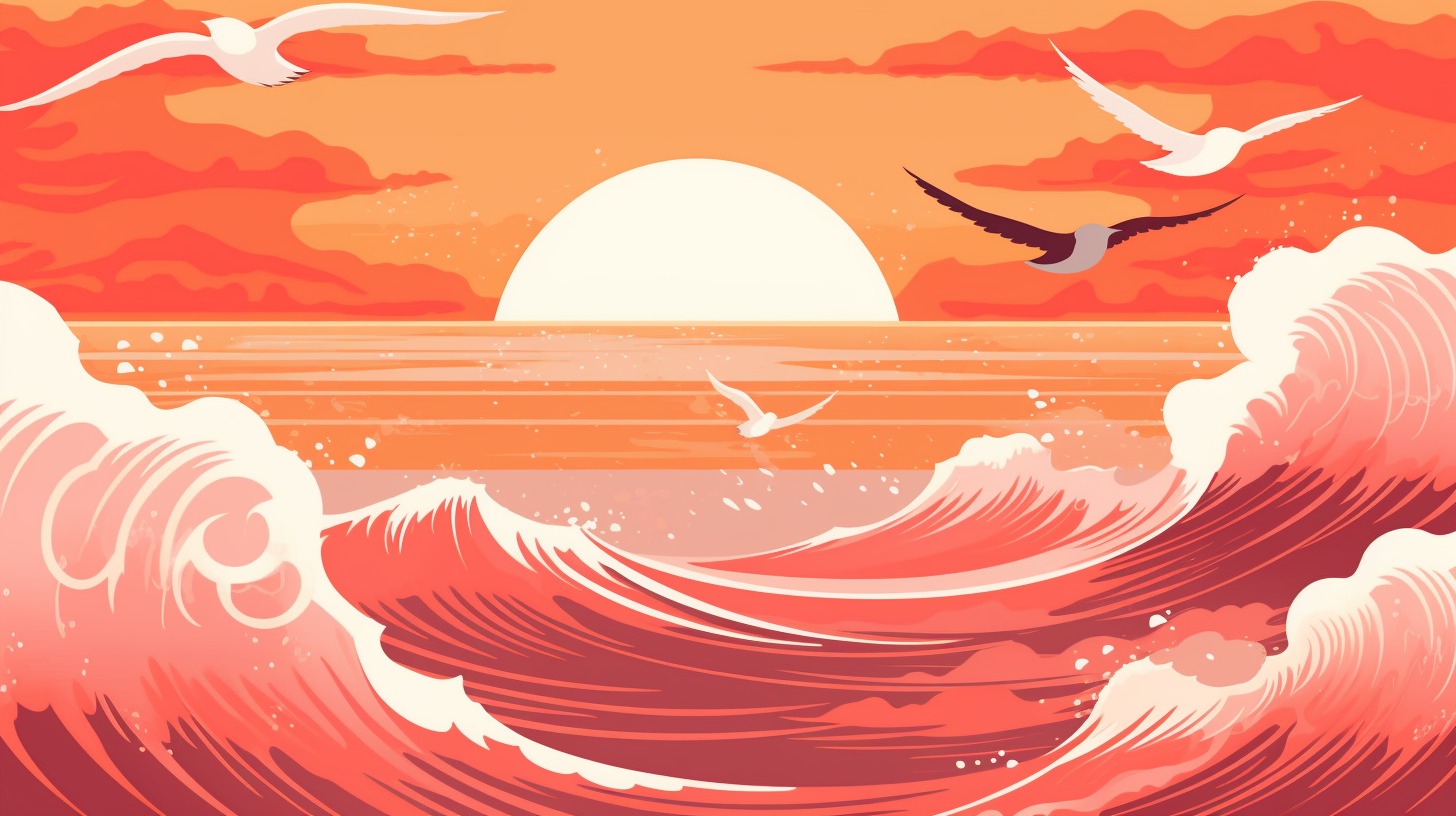 ocean wave cliparts