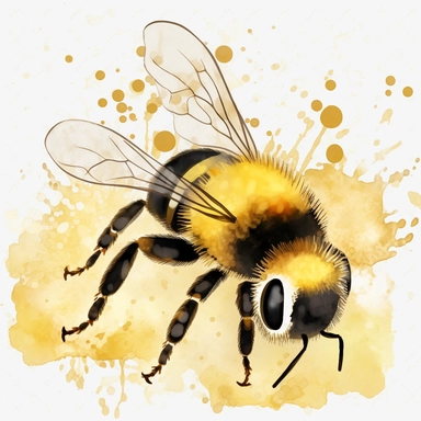 cute bumble bees clip art